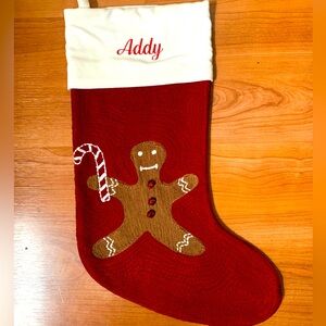 New Pottery Barn “ Addy” Stocking
